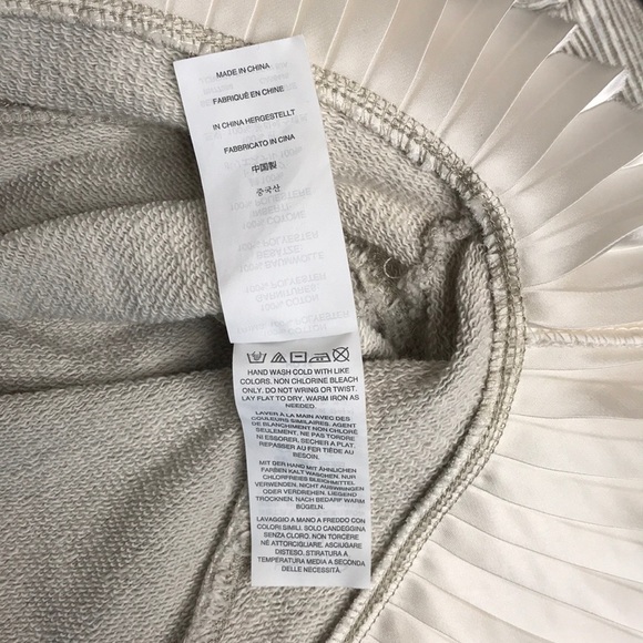 J. Crew Ruffle Hem Gray Crew Sweatshirt - Picture 8 of 11